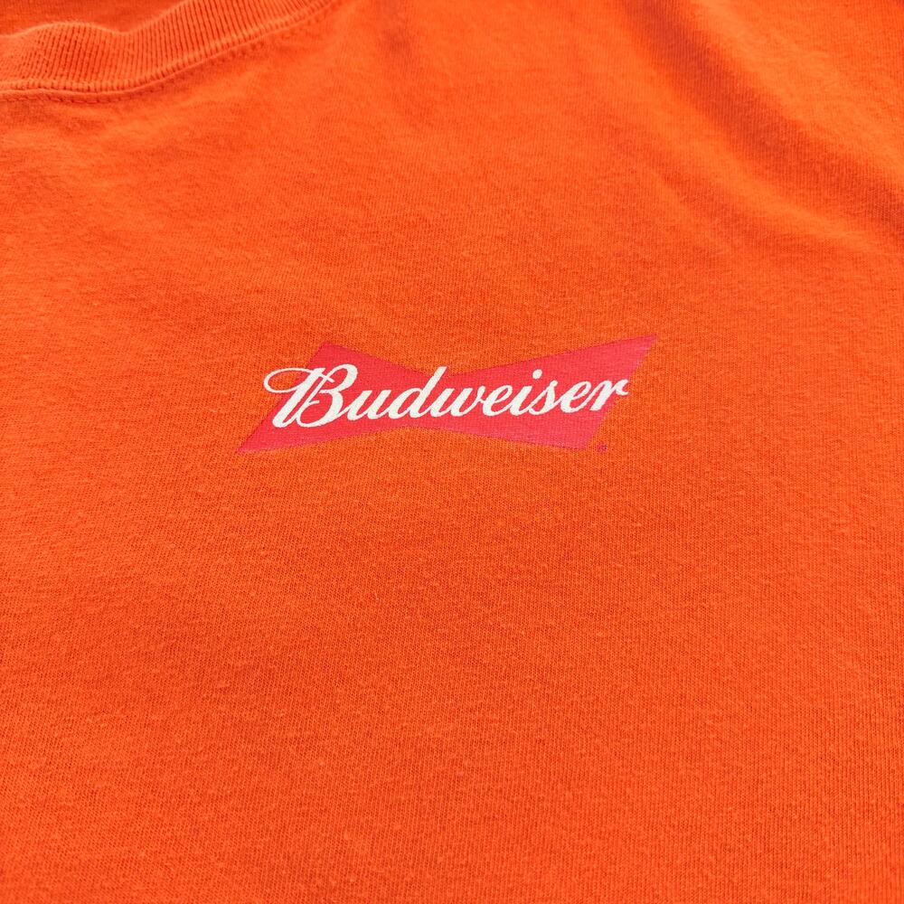 Houston Astros Budweiser T Shirt XL Orange Team History Beer Tee - Picture 2 of 9